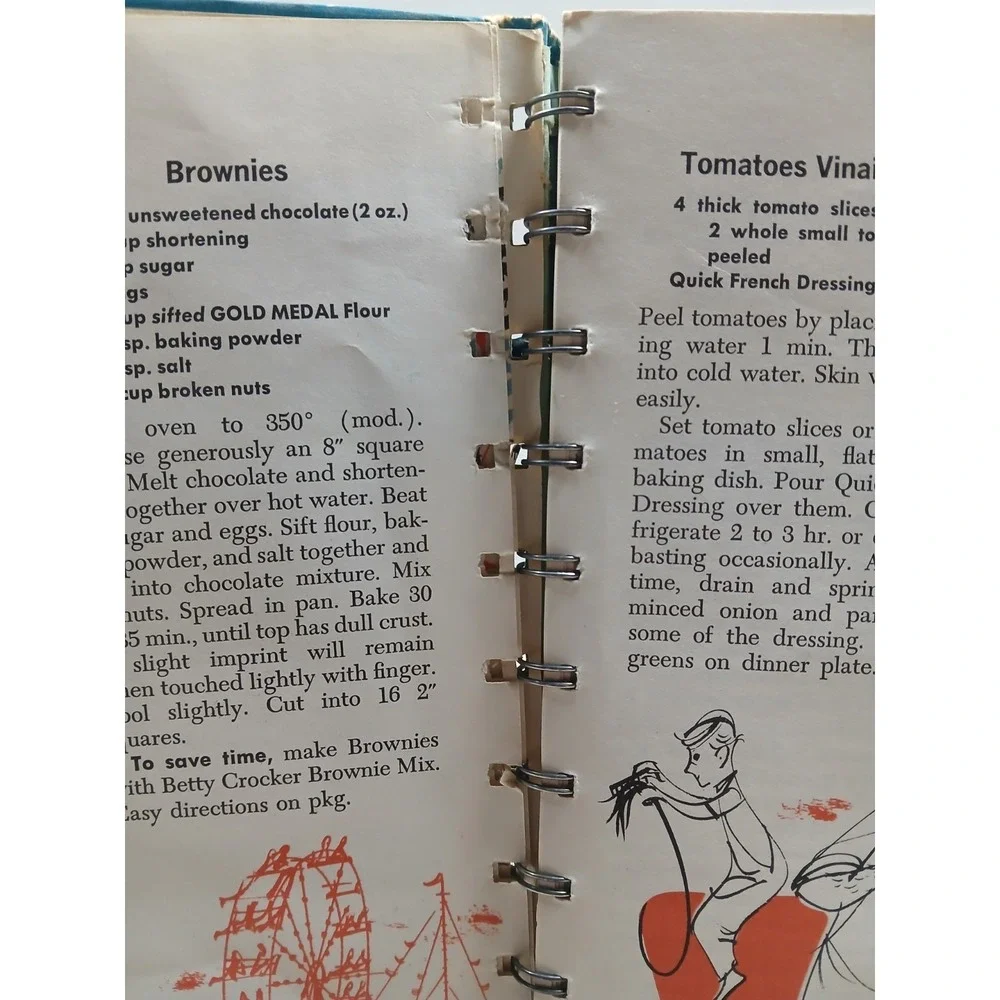 Vintage‎ BETTY CROCKER Dinner For Two Cookbook 1958